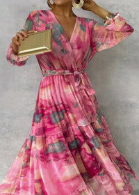 Hannah - Wrap Dress with Floral Print