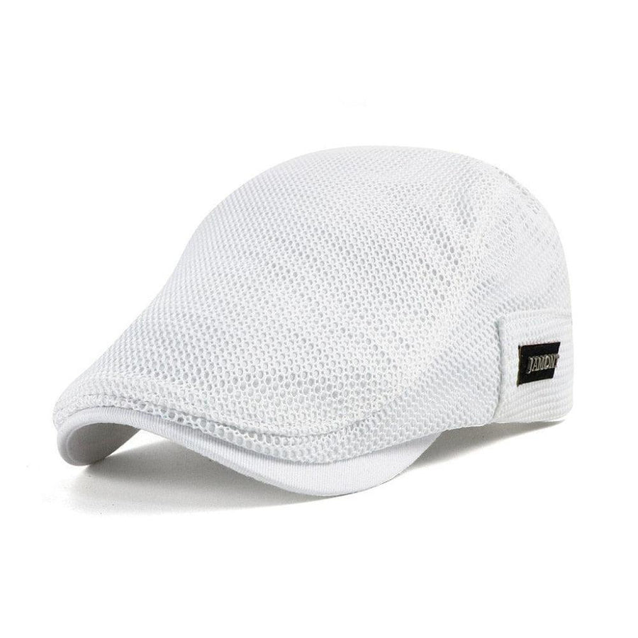 Grayson - Breathable Mesh Flat Cap