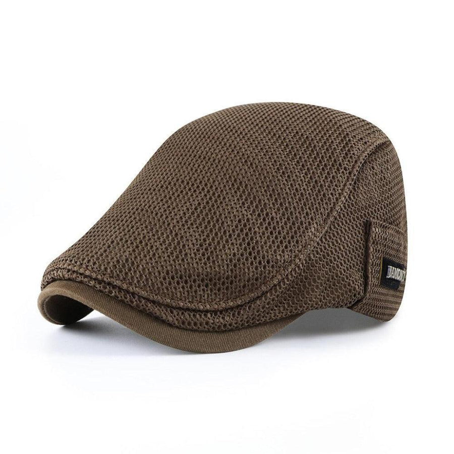 Grayson - Breathable Mesh Flat Cap