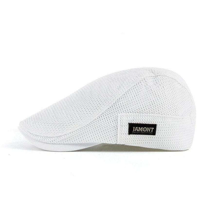 Grayson - Breathable Mesh Flat Cap