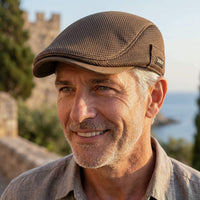 Grayson - Breathable Mesh Flat Cap