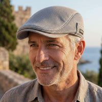 Grayson - Breathable Mesh Flat Cap
