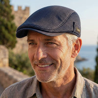 Grayson - Breathable Mesh Flat Cap