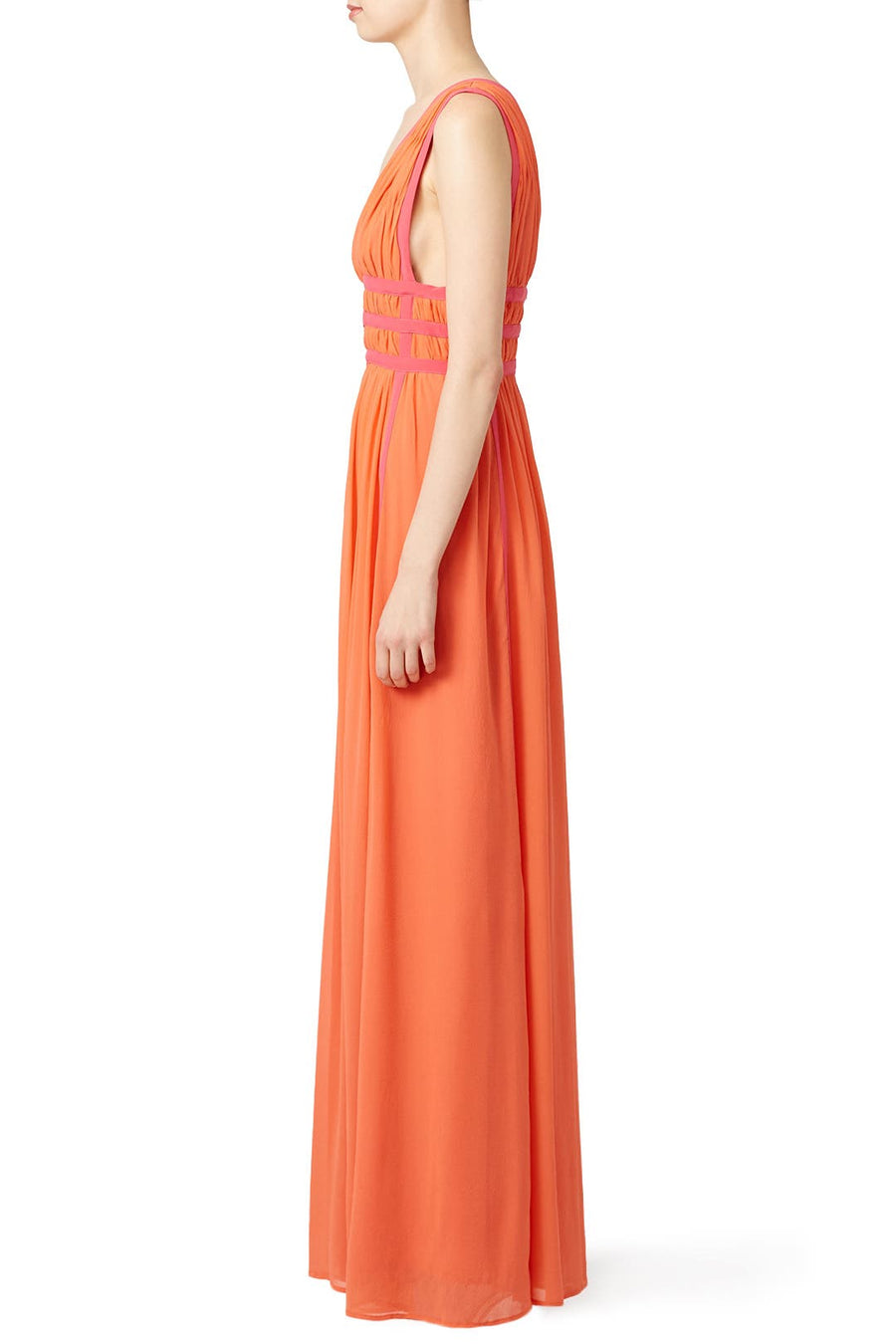 Sunset Pink Gladiator Gown