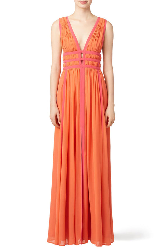 Sunset Pink Gladiator Gown