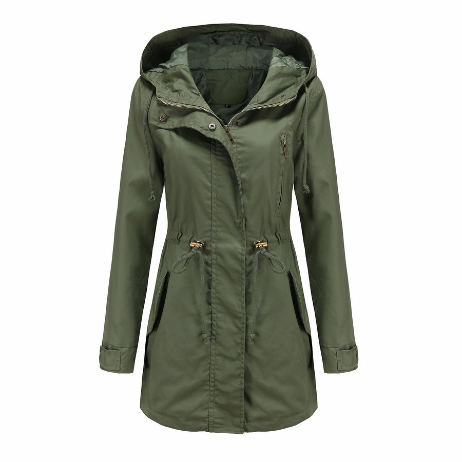 Amy Windproof Trench Coat