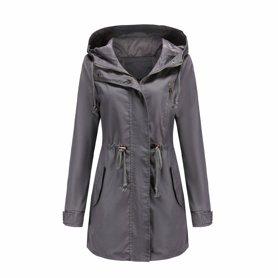 Amy Windproof Trench Coat