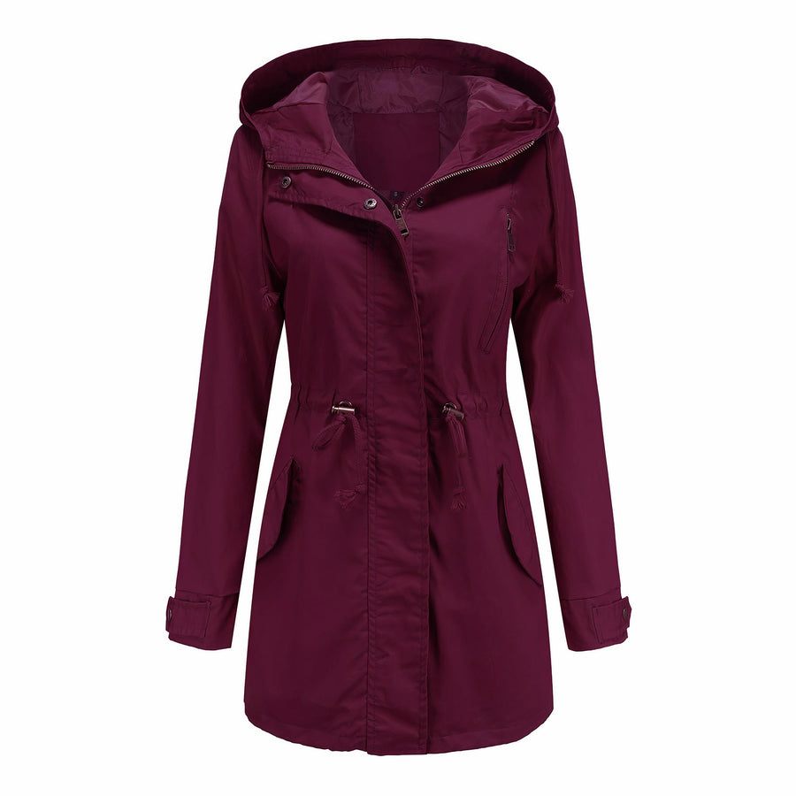 Amy Windproof Trench Coat