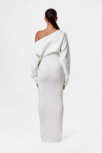 Solara – Luxe Off-Shoulder Dress