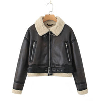 Althea Aviator Jacket with Thermal Lining