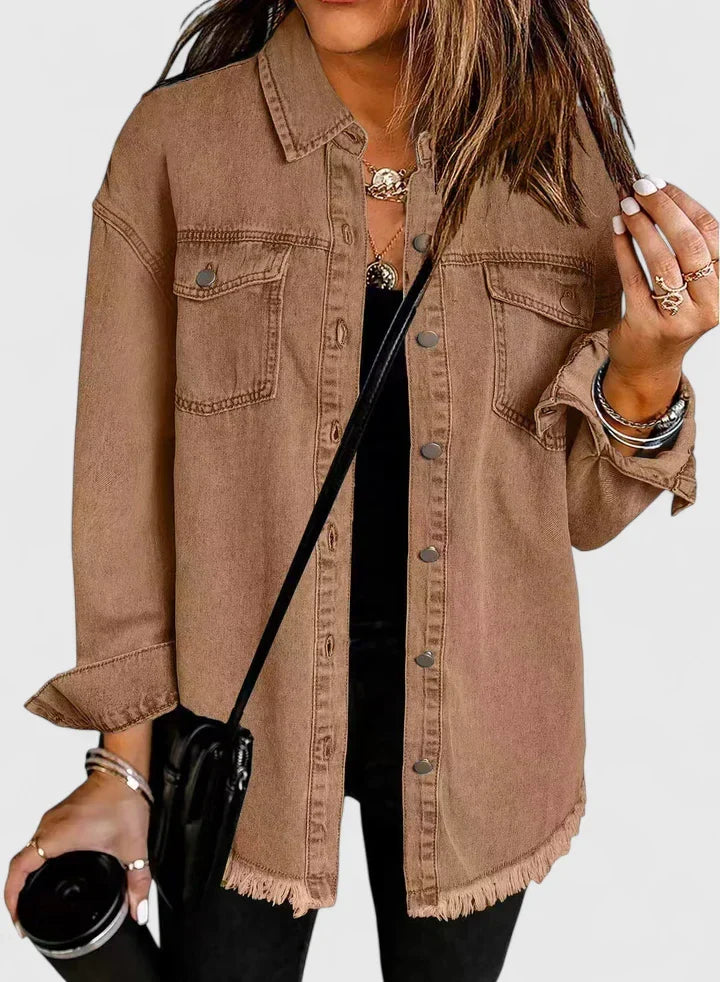 Novalyssa | Comfortable Jacket Brown