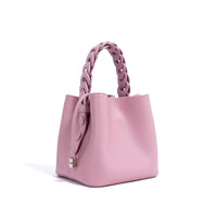 Leather-Effect Bag with Braided Handle - Camila
