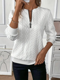 Rosie™ - Elegant Zip-up Sweater