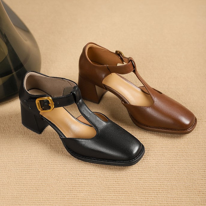 Ruby - Elegant Leather Pumps