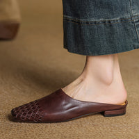 Jasmine - Elegant Leather Mules