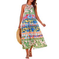 Zadie - Chic Boho Halter Maxi Dress
