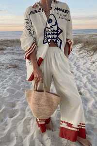 Iris – Linen Shirt & Trousers Set
