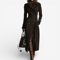 Loretta - Suede Trench Coat