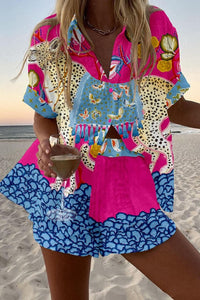 Hannah – Linen Shirt & Shorts Set