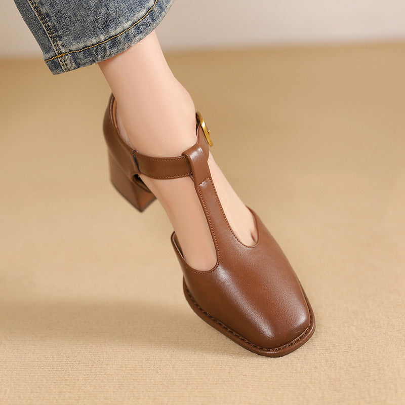 Ruby - Elegant Leather Pumps