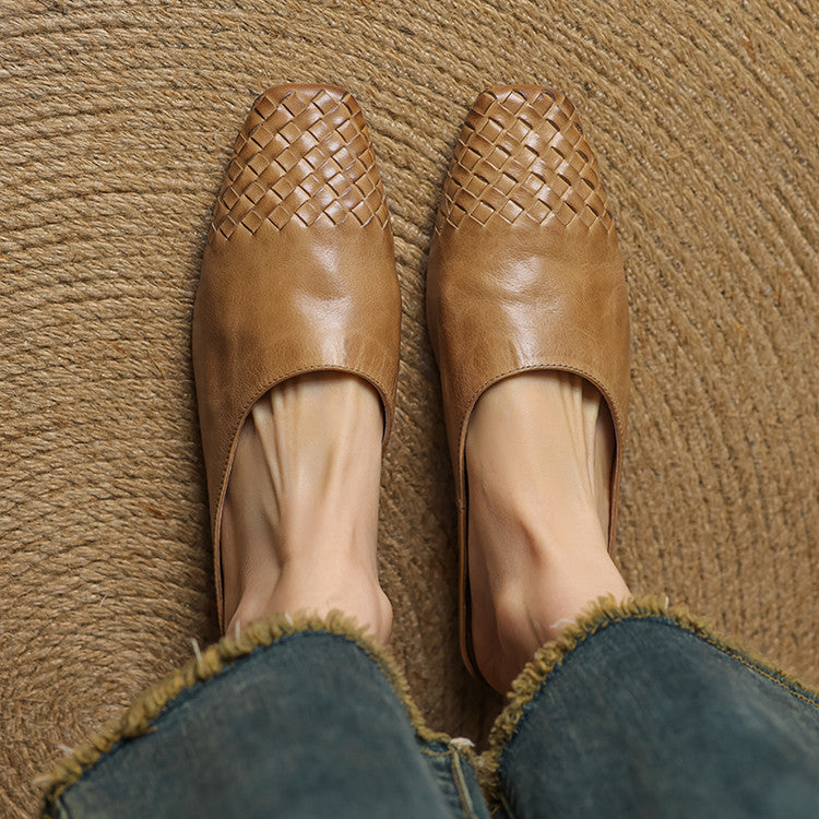 Jasmine - Elegant Leather Mules