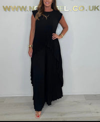 Mexie – Elegant Pleated Co-Ord Set