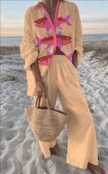 Chloe – Linen Shirt & Trousers Set