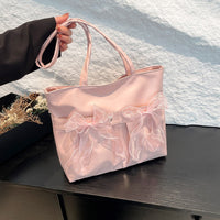 Collegiate Bag with Decorative Bows - Amelia