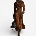 Loretta - Suede Trench Coat