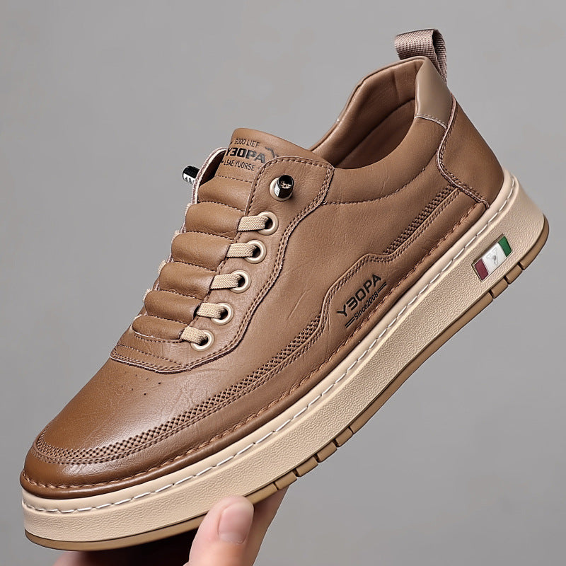Cormac – Premium Leather Urban Sneakers with Cushioned Sole