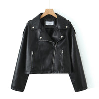 Selmira Cropped Straight-Cut Biker Jacket