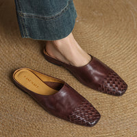 Jasmine - Elegant Leather Mules