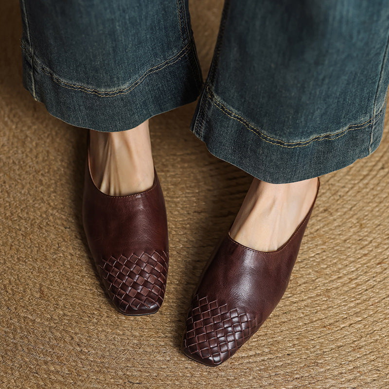 Jasmine - Elegant Leather Mules