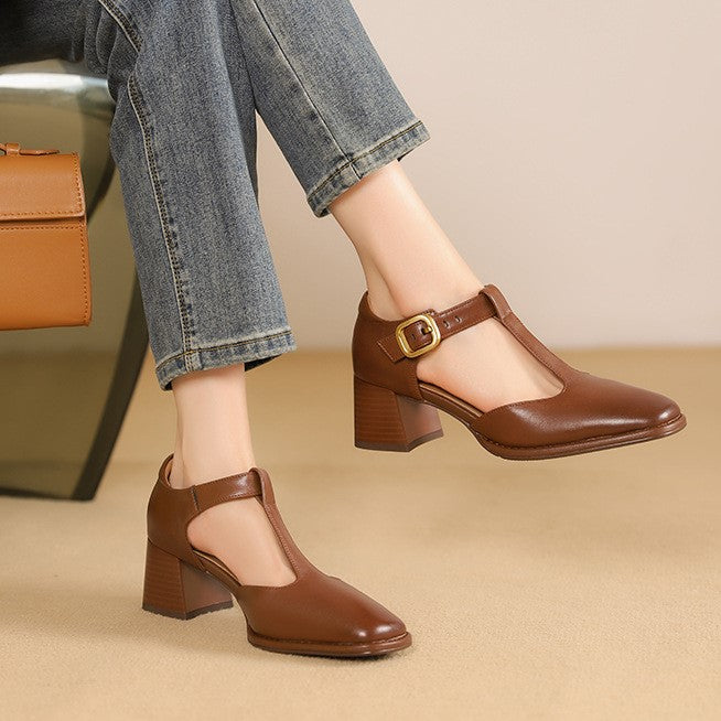 Ruby - Elegant Leather Pumps