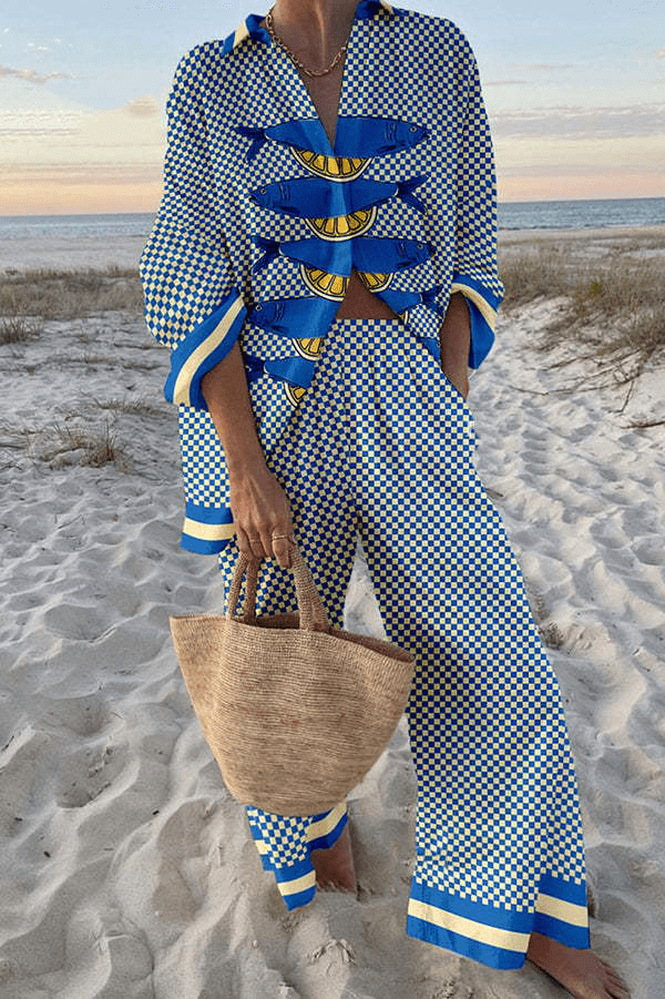 Pippa – Linen Shirt & Trousers Set