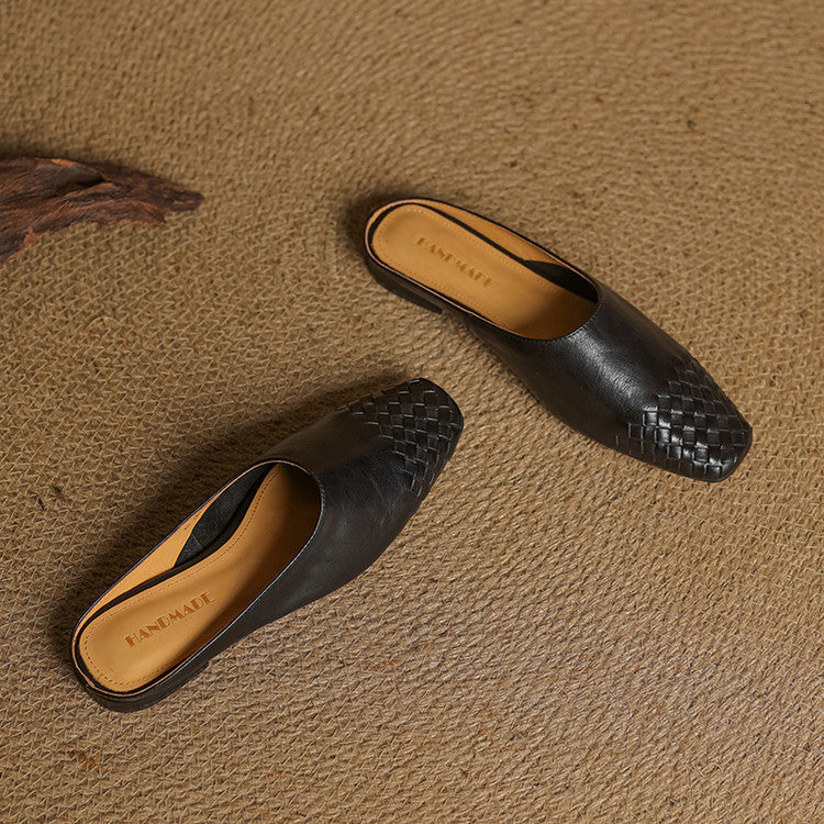 Jasmine - Elegant Leather Mules