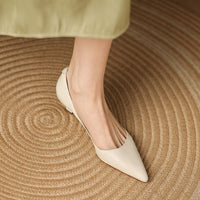 Nellie - Elegant Leather Heels