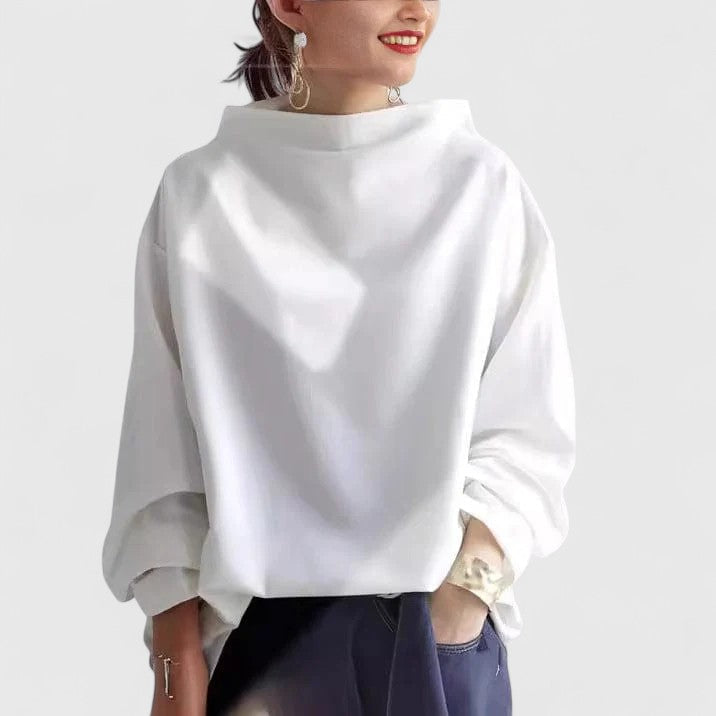 Britney | Elegant Top White