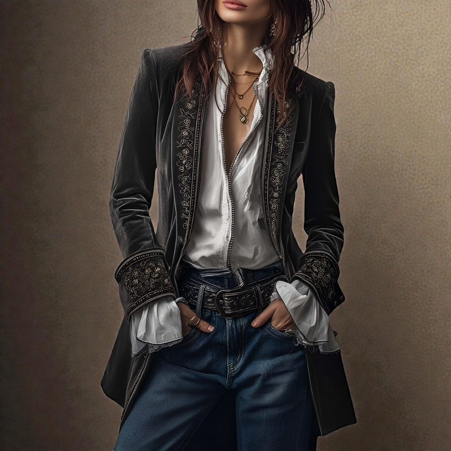 Matilda – Elegant Velvet Jacket
