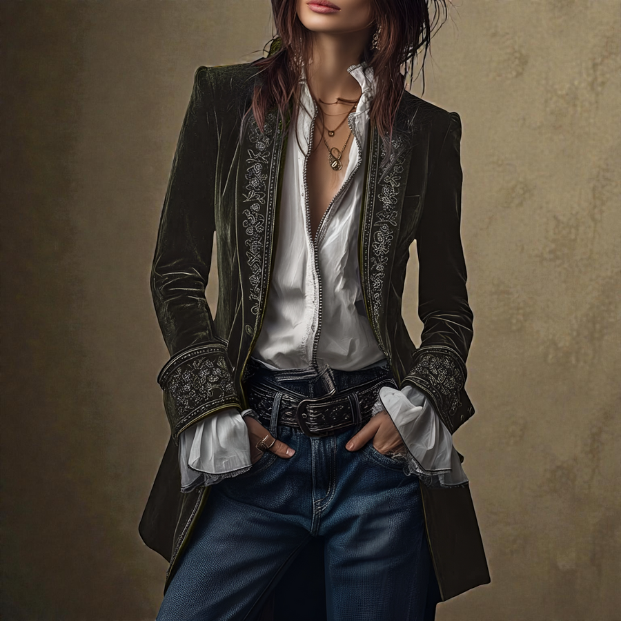 Matilda – Elegant Velvet Jacket