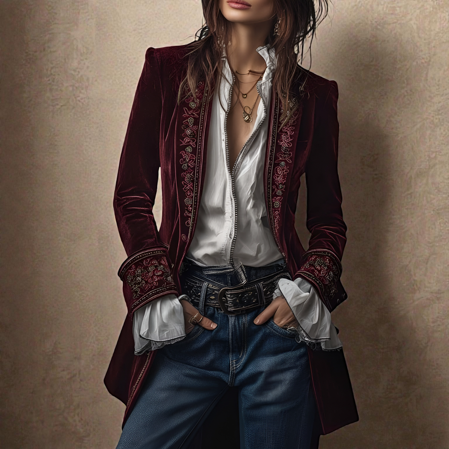 Matilda – Elegant Velvet Jacket