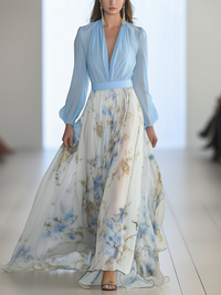 Zoe - Beautiful Maxi Dress with Floral Print