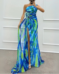 Lily - Vibrant Draped Dress