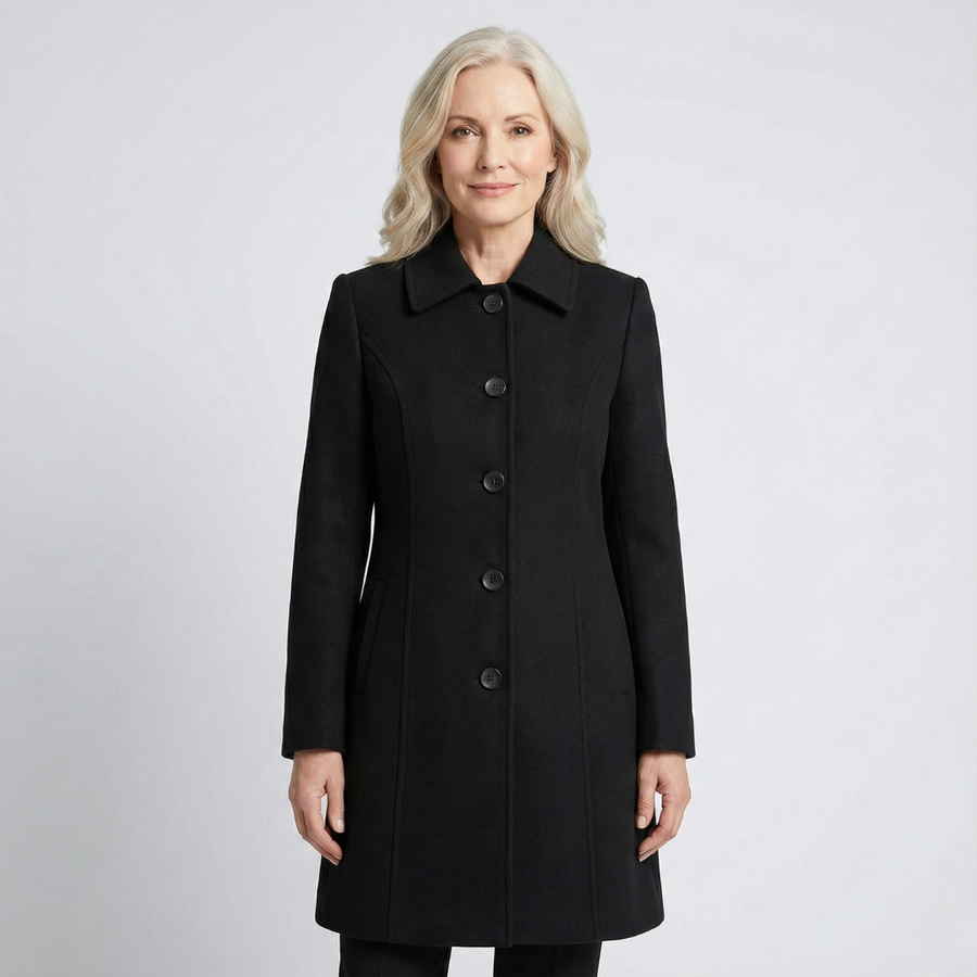 Maeve – Single-Breasted Winter Trench Coat