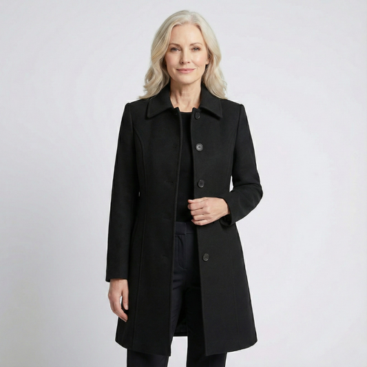 Maeve – Single-Breasted Winter Trench Coat