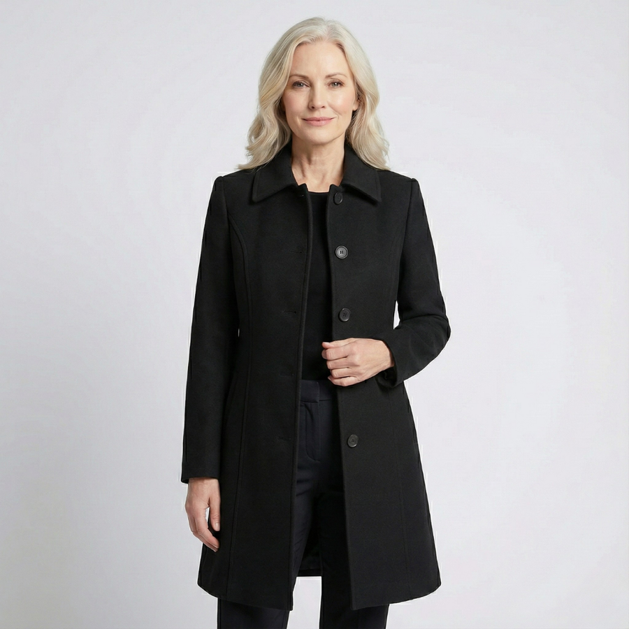 Maeve – Single-Breasted Winter Trench Coat