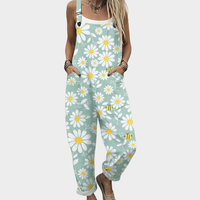 Arabella - Comfortable Printed Dungarees