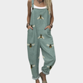 Harriet - Comfortable Printed Dungarees