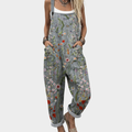 Emily - Comfortable Printed Dungarees