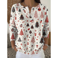 Dorothea – Festive Buttoned Christmas Sweater